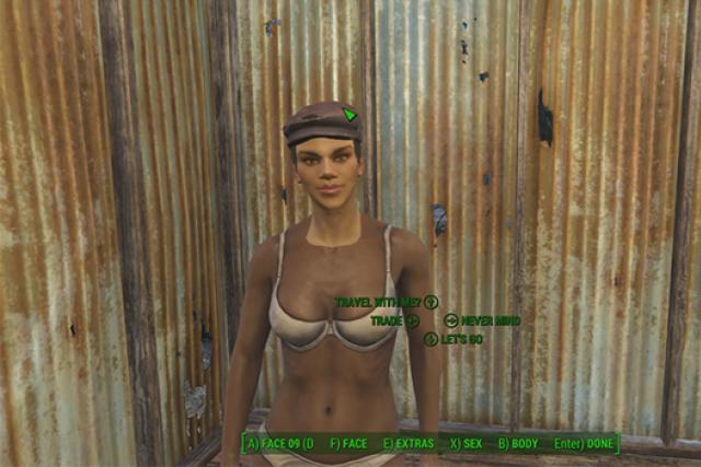 Изменение внешности персонажей с помощью Face Ripper и Fo4edit Fallout 4 как изменить тело персонажа